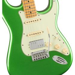 Электрогитара, цвет - зеленый, чехол в комплекте FENDER Player Plus STRAT HSS MN CMJ