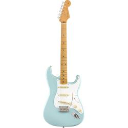 Электрогитара, цвет голубой, в комплекте чехол FENDER VINTERA 50S Stratocaster Modified Daphne Blue