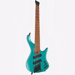 Безголовая бас-гитара, 5 струн, мультимензура, цвет - зелёный IBANEZ EHB1005SMS-EMM
