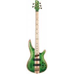 Электрическая бас-гитара, 5 струн, корпус - ясень с топом из огненного клёна, цвет - изумрудный зелё... IBANEZ SR5FMDX-EGL