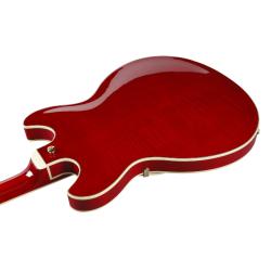 Полуакустическая гитара, цвет - красный IBANEZ AS93FM-TCD