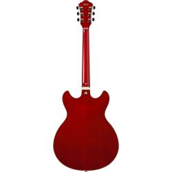 Полуакустическая гитара, цвет - красный IBANEZ AS93FM-TCD