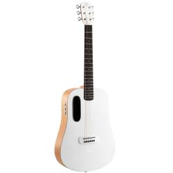 Электроакустическая гитара со звукоснимателем и встроенными эффектами, цвет: белый/натуральный LAVA BLUE LAVA Original FreeBoost