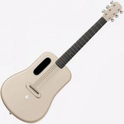 Электроакустическая гитара со звукоснимателем и встроенными эффектами, материал: карбон, чехол Space Bag LAVA ME 3 36 Soft Gold