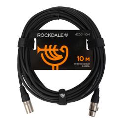 Готовый микрофонный кабель, разъемы XLR, длина 10м ROCKDALE MC001-10M