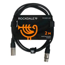 Готовый микрофонный кабель, разъемы XLR, длина 2м ROCKDALE MC001-2M