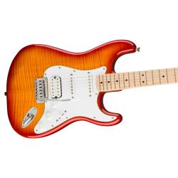 Электрогитара, цвет санберст SQUIER by FENDER Affinity Stratocaster FMT HSS MN SSB