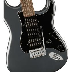 Электрогитара, цвет серый металлик SQUIER by FENDER Affinity Stratocaster HH LRL CFM