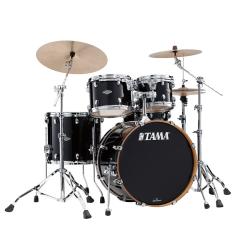Ударная установка из 4-х барабанов, цвет черный глянцевый, клён/берёза TAMA MBS42S-PBK STARCLASSIC PERFORMER