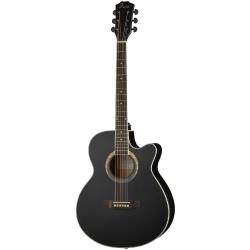 Акустическая гитара, черная FOIX FFG-2040C-BK