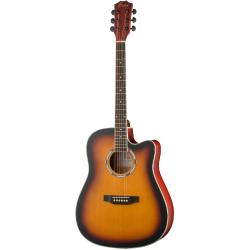 Акустическая гитара, санберст FOIX FFG-2041C-SB