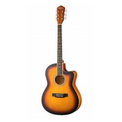 Акустическая гитара, с вырезом, санберст NARANDA HS-3911-3TS