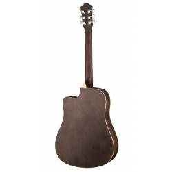 Акустическая гитара, с вырезом, коричневый санберст NARANDA HS-4140-TBS