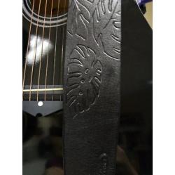 Ремень для гитары, кожаный, черный iBackPacker IBP-Gerber