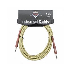 Инструментальный кабель, 3 м, твидовая оболочка FENDER Custom Shop 10' Instrument Cable Tweed