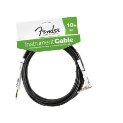 Инструментальный кабель, 3 м, цвет чёрный FENDER 10' Angle Instrument Cable Black