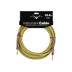 Инструментальный кабель, 5,5 м, твидовая оболочка FENDER Custom Shop 18.6' Instrument Cable Tweed