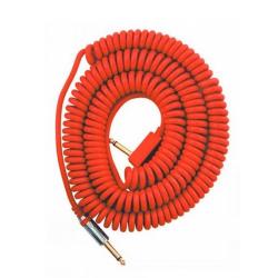 Гитарный кабель, красный VOX Vintage Coiled Cable VCC-90RD