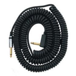 Гитарный кабель, чёрный VOX Vintage Coiled Cable VCC-90BK