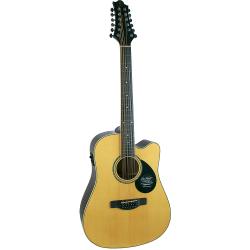 Электроакустическая гитара с вырезом, дредноут, цвет натуральный GREG BENNETT GD112SCE/N
