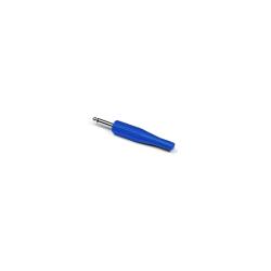 Джек моно, кабельный, 6.3 мм, цвет синий, корпус пластик INVOTONE J180/BL