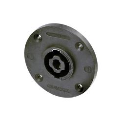 Панельный разъём Speakon female 4-контактный, круглый фланец NEUTRIK NL4MPRXX