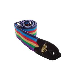 Ремень для гитары нейлон, радуга ROTOSOUND STR7 Rainbow Webbing Strap