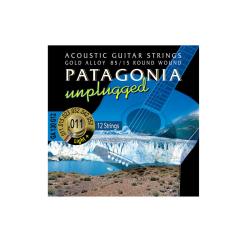 Струны для 12-струнной акустической гитары 11-52, Серия: Patagonia Unplugged - 85/15, Калибр: 11-15-23-32-42-52, Обмотка: круглая, бронзовый сплав, Натяжение: Light+. MAGMA STRINGS GA130G12