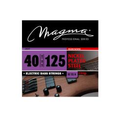 Струны для 5-струнной бас-гитары Low B 40-125, Серия: Nickel Plated Steel, Калибр: 40-60-80-100-125,... MAGMA STRINGS BE155N