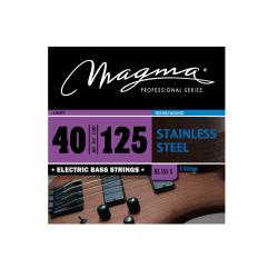 Струны для 5-струнной бас-гитары Low B 40-125, Серия: Stainless Steel, Калибр: 40-60-80-100-125, Обм... MAGMA STRINGS BE155S