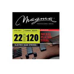 Струны для 7-струнной бас-гитары 22-120, Серия: Nickel Plated Steel, Калибр: 22-28-40-60-75-95-120, ... MAGMA STRINGS BE147N