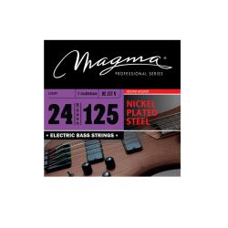Струны для 7-струнной бас-гитары 24-125, Серия: Nickel Plated Steel, Калибр: 24-30-40-60-80-100-125,... MAGMA STRINGS BE157N