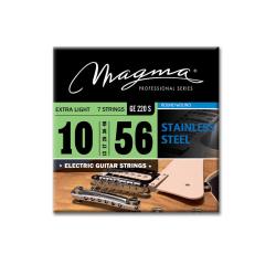 Струны для 7-струнной электрогитары 10-56, Серия: Stainless Steel, Калибр: 10-13-17-26-36-46-56, Обм... MAGMA STRINGS GE220S
