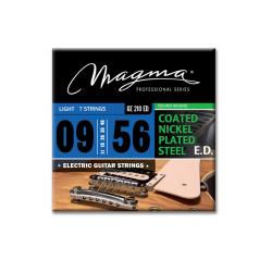 Струны для 7-струнной электрогитары 9-56, Серия: Nickel Plated Steel, Калибр: 9-11-16-26-36-46-56, О... MAGMA STRINGS GE210ED
