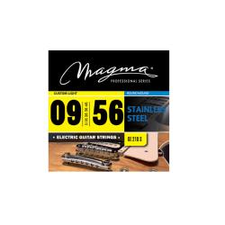 Струны для 7-струнной электрогитары 9-56, Серия: Stainless Steel, Калибр: 9-11-16-26-36-46-56, Обмот... MAGMA STRINGS GE210S