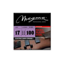 Струны для 8-струнной бас-гитары 40/17-100/50, Серия: Nickel Plated Steel, Калибр: 40/17-60/25-80/35... MAGMA STRINGS BE158N