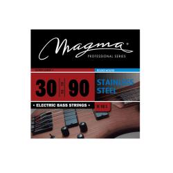 Струны для бас-гитары 30-90, Серия: Stainless Steel, Калибр: 30-50-70-90, Обмотка: круглая, нержавею... MAGMA STRINGS BE110S