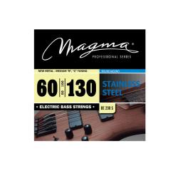 Струны для бас-гитары 60-130, Серия: Stainless Steel, Калибр: 60-80-100-130, Обмотка: круглая, нержавеющая сталь, Натяжение: New Metal-Medium +. MAGMA STRINGS BE230S