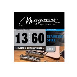 Струны для электрогитары 13-60, Серия: Stainless Steel, Калибр: 13-17-26-36-46-60. MAGMA STRINGS GE190S