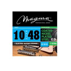 Струны для электрогитары с покрытием 10-48, Серия: Coated Nickel Plated Steel, Калибр: 10-13-17-28-3... MAGMA STRINGS GE150ED