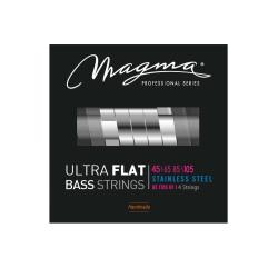 Струны с плоской обмоткой для бас-гитары 45-105, Серия: Ultra Flat, Калибр: 45-65-85-105, Обмотка: п... MAGMA STRINGS BE170SUF