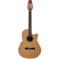 Электроакустическая гитара (Китай) APPLAUSE AB24CC-4S Balladeer Mid Cutaway Nylon Natural Satin