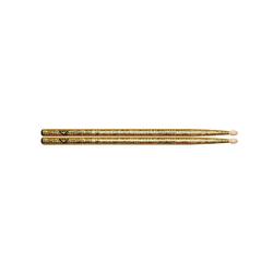 Барабанные палочки, материал: орех, деревянная головка, цвет: золото VATER VCG5BW 5B Gold Sparkle