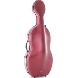 Кейс для виолончели контурный, карбон, красный GEWA PS353117 CELLO CASE