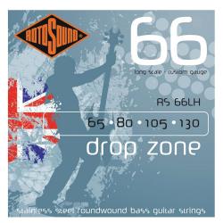 Струны для бас-гитары с пониженным строем, сталь, 65-130 ROTOSOUND RS66LH Bass Strings Stainless Steel