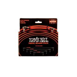 Набор соединительных кабелей, угловой джек/угловой джек, красн ERNIE BALL 6404