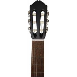 Классическая эл-ак. гитара с вырезом, ель/кр.дерево, цвет черный ALMIRES CEC-15 BKS