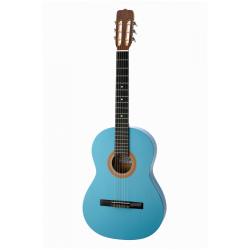Гитара классическая 4/4, цвет голубой NEWART GC-BL 20