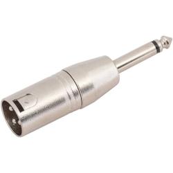 Переходник XLR папа -> джек моно 6.3 мм STANDS & CABLES ADA008
