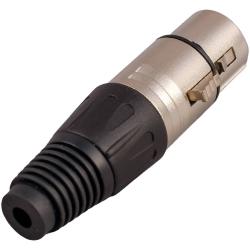 Разъем XLR-мама 3PIN, никель STANDS & CABLES XLR092
